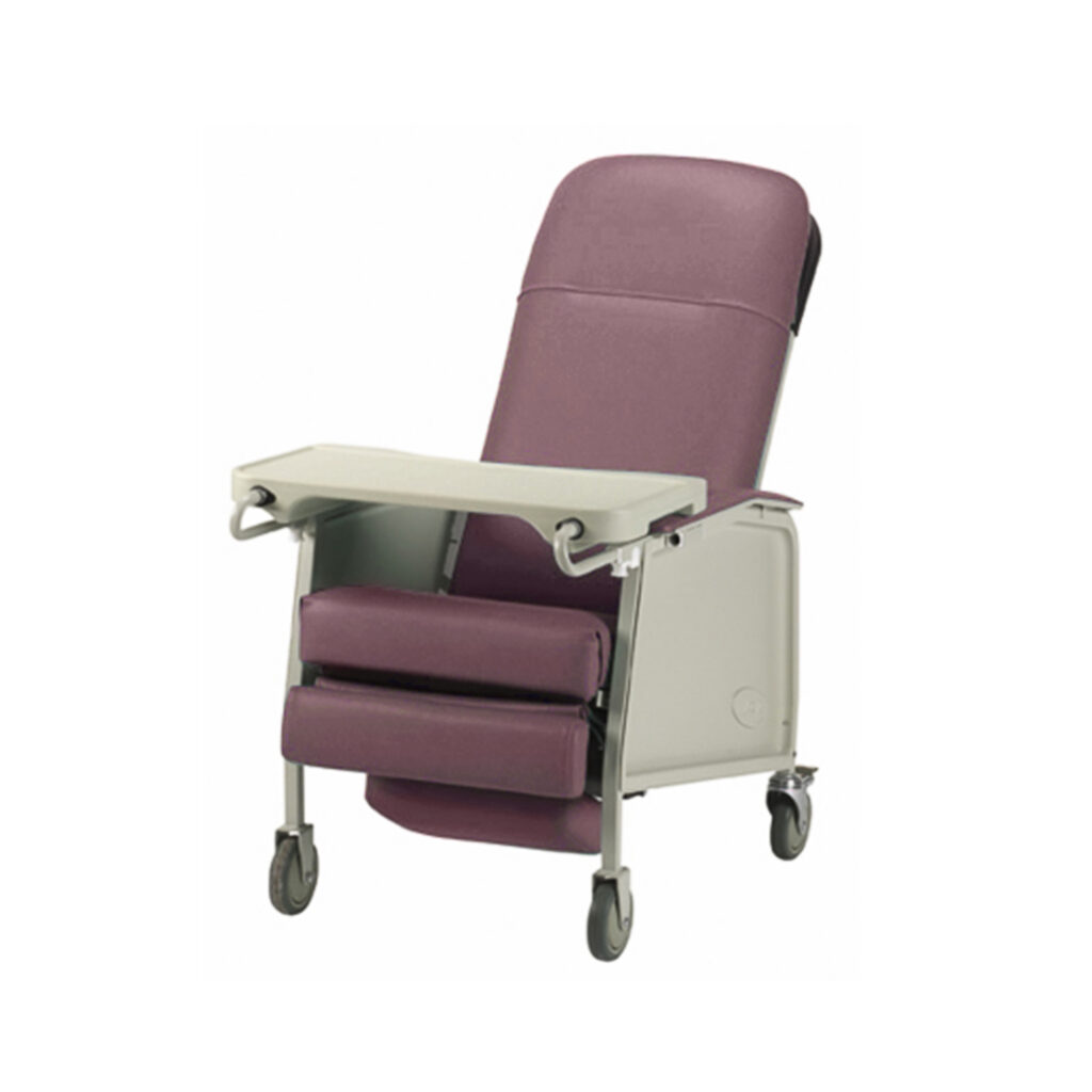 Invacare 3-Position Recliner – Adjustable Mobile Medical Chair